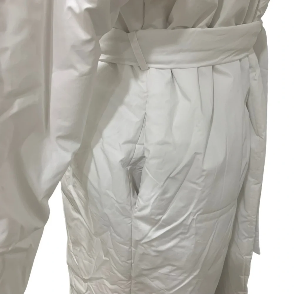 Skims Cotton Duvet Robe in Marble White by Kim Kardashian Women’s Size Large